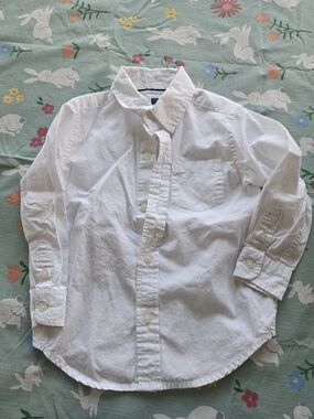 Janie and Jack White Button-Down Shirt